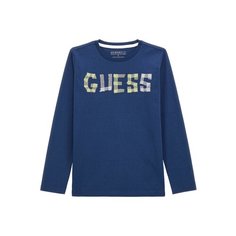 Лонгслив GUESS, размер 8, синий