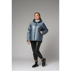 Куртка Karmelstyle, размер 54, серо-голубой