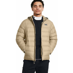 Куртка спортивная Under Armour LEGEND DOWN HOODED JACKET, размер SM, бежевый