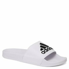 Шлепанцы adidas, размер 40.5, белый