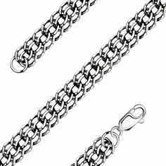 Браслет-цепочка Diamant online, серебро, 925 проба, чернение, длина 18 см.