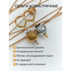 Серьги с подвесками, конго MARI JOO, розовый кварц, горный хрусталь, золотой, серебряный