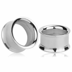 Серьги одиночные, размер 25 мм, серебристый Lucky Hole
