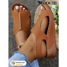 Босоножки MOOCIE, размер Длина стопы 25,0 см (CN 40), коричневый