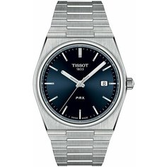 Наручные часы TISSOT T-Classic, серебристый/синий