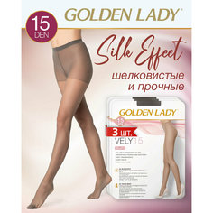 Колготки Golden Lady Vely, 15 den, 3 шт., размер 4, fumo