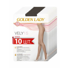 Колготки Golden Lady Vely, 15 den, 10 шт., размер 3, fumo