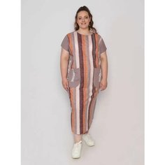 Платье Style Margo, размер 52, коричневый