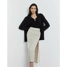 Юбка Gloria Jeans GJ BLACK, размер L (48-50), бежевый