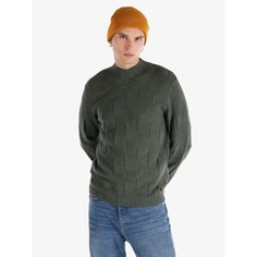 Свитер COLINS Slim Fit, размер L, , хаки