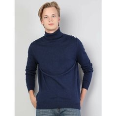 Водолазка COLINS Slim Fit, размер S, , голубой