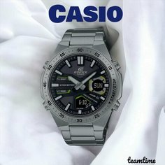 Наручные часы CASIO, черный, серебряный