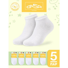 Носки Omsa OMSA kids, 5 пар, размер 27-30 (16-18), , bianco