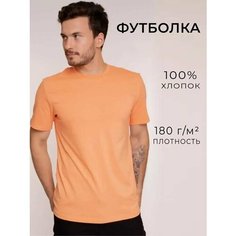 Футболка Uzcotton Premium, размер 46-48\M, персик