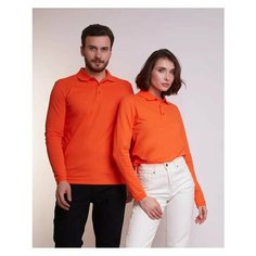 Поло Uzcotton, размер 40-42\XXS, оранжевый