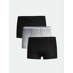 Трусы LC Waikiki, 3 шт., размер 3-4 лет, black
