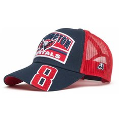 Бейсболка Atributika & Club Washington Capitals для детей, размер 52-54, синий/красный