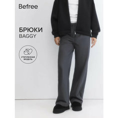 Брюки Befree Young, размер L/XL/170, темно-серый