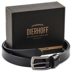 Ремень Dierhoff для мужчин, размер 105, черный