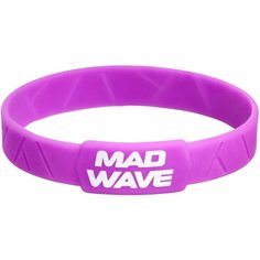 Эластичный браслет MAD WAVE, 1 шт., размер 16 см, размер one size, диаметр 5 см, фиолетовый