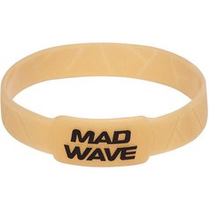 Эластичный браслет MAD WAVE, 1 шт., размер 16 см, размер one size, диаметр 5 см, золотистый