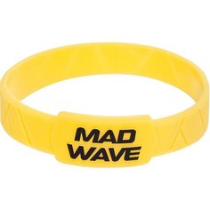 Эластичный браслет MAD WAVE, 1 шт., размер 16 см, размер one size, диаметр 5 см, желтый