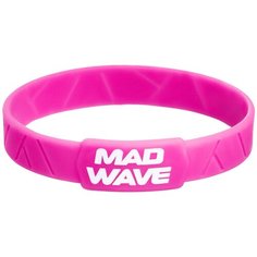 Эластичный браслет MAD WAVE, 1 шт., размер 16 см, размер one size, диаметр 5 см, розовый