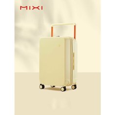 Чемодан MIXI, 65 л, размер M+, желтый