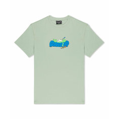 Футболка RIPNDIP Ripndip, 1 шт., размер M, синий, зеленый
