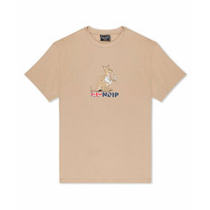 Футболка RIPNDIP Ripndip, 1 шт., размер XXL, коричневый, красный, синий