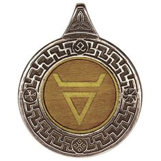 Славянский оберег, подвеска Первый Сувенирный Заводъ, серебристый