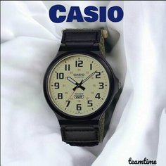 Наручные часы CASIO, черный, зеленый