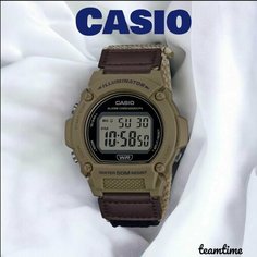 Наручные часы CASIO, золотой, бежевый