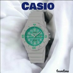 Наручные часы CASIO, зеленый, белый