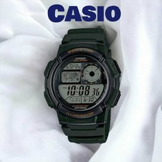 Наручные часы CASIO, зеленый