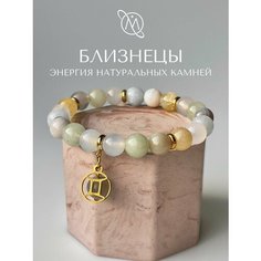 Браслет OM Gemstone Workshop, золотистый, желтый