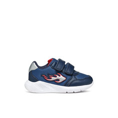 Кроссовки GEOX, размер 26 EU, светло-синий/красный