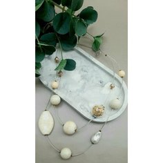 Колье PJ Murano, ванильный
