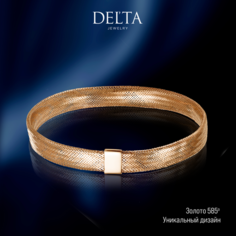 Браслет Delta jewelry factory, красное золото, 585 проба, длина 15 см., красное золото