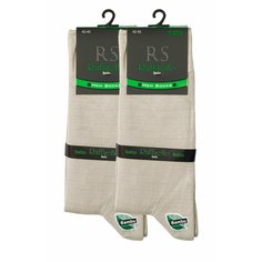 Носки Raffaello Socks, комплект, 2 пары, размер 42-45, светло-бежевый