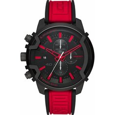 Наручные часы DIESEL Griffed, черный/красный