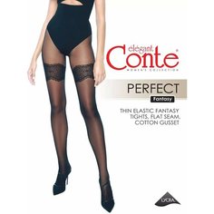 Колготки Conte Elegant, 30 den, 2 класс компресии, размер 2, nero/черный