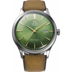 Наручные часы ORIENT, серебряный, зеленый