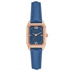 Наручные часы ANNE KLEIN Leather, розовое золото/синий