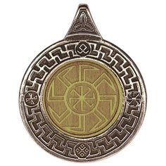 Славянский оберег, подвеска Первый Сувенирный Заводъ, серебристый