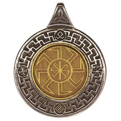 Славянский оберег, подвеска Первый Сувенирный Заводъ, серебристый