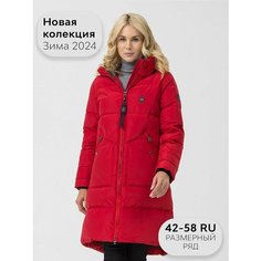 Пуховик AVI, размер 38, красный