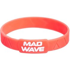 Эластичный браслет MAD WAVE, 1 шт., размер 16 см, размер one size, диаметр 6 см, оранжевый