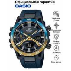 Наручные часы CASIO Edifice, синий, золотой, черный