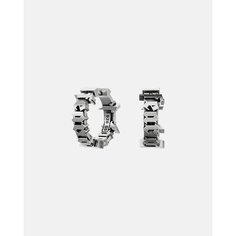 Серьги Hotchkis Jewelry, серебро, 925 проба, оксидирование, , серебристый